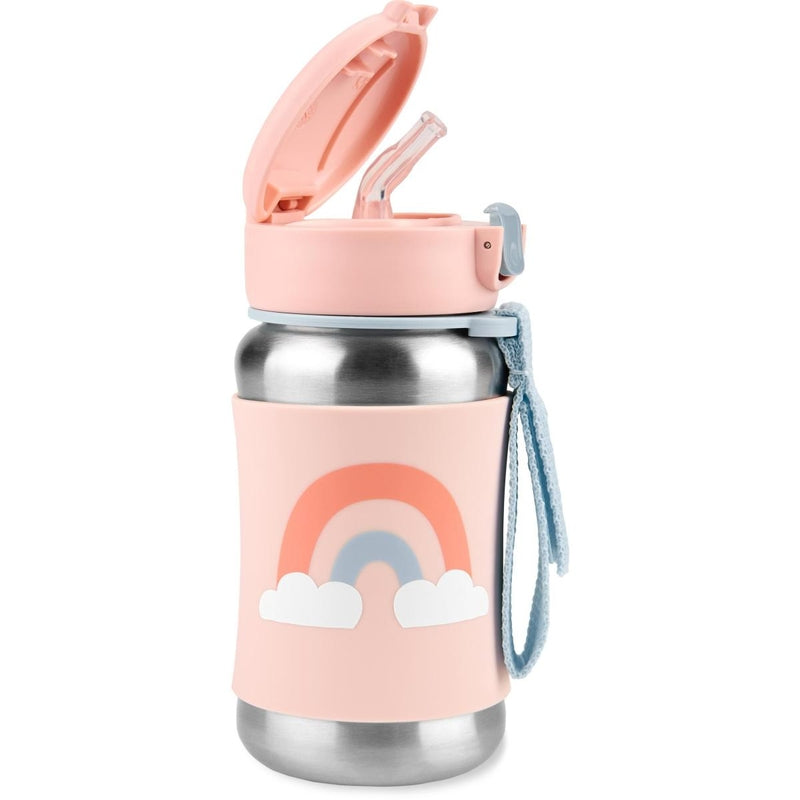 Spark Style Stainless Steel Straw Bottle 350ml