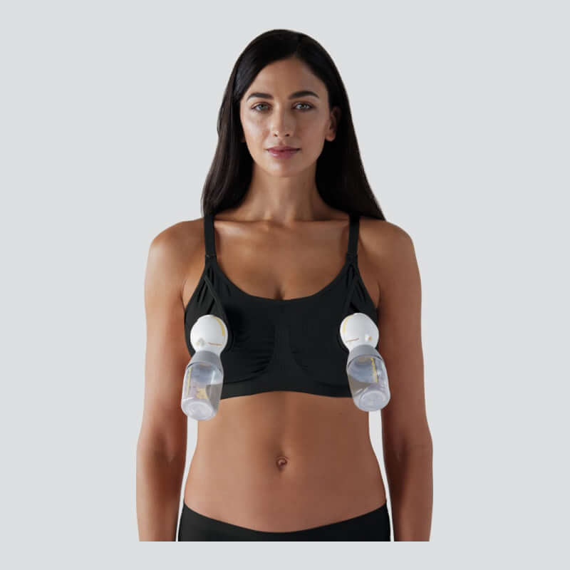 Bravado Designs 2-in-1 Pumping and Nursing Bra - Black