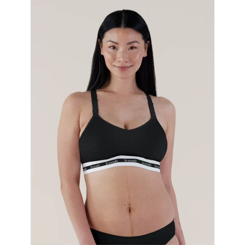Bravado Designs 2-in-1 Pumping and Nursing Bra - Black