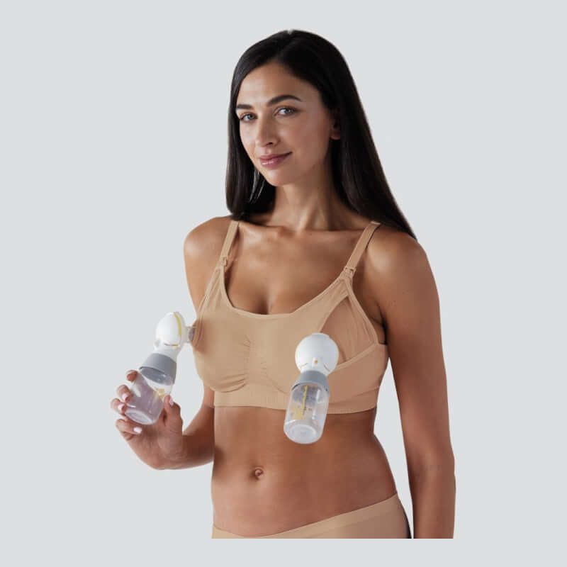 Bravado Designs 2-in-1 Pumping and Nursing Bra - Butterscotch