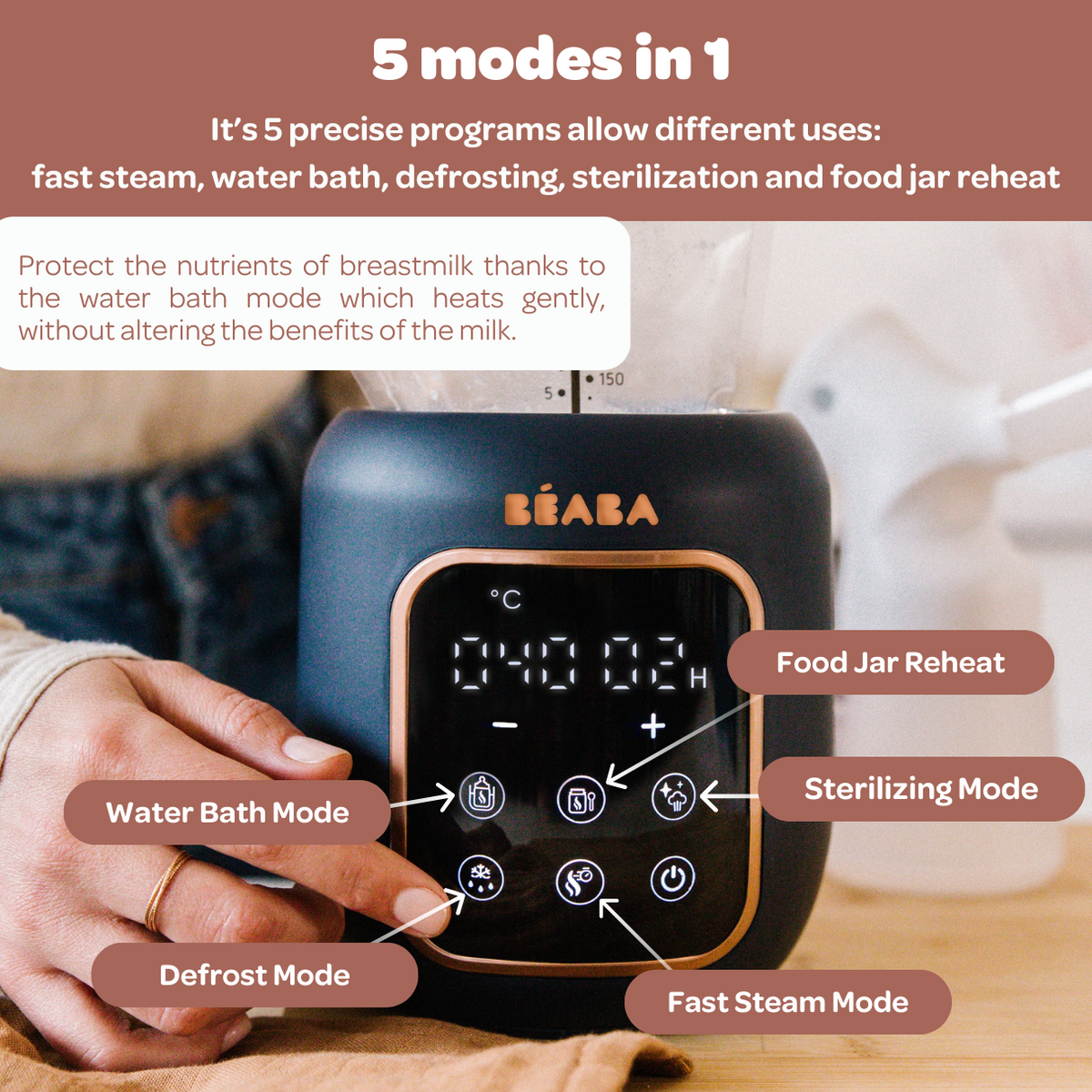 Multi Milk 5 in 1 Bottle Warmer