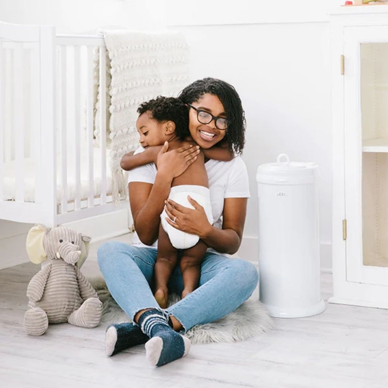 Ubbi Nappy Bin - Matte White