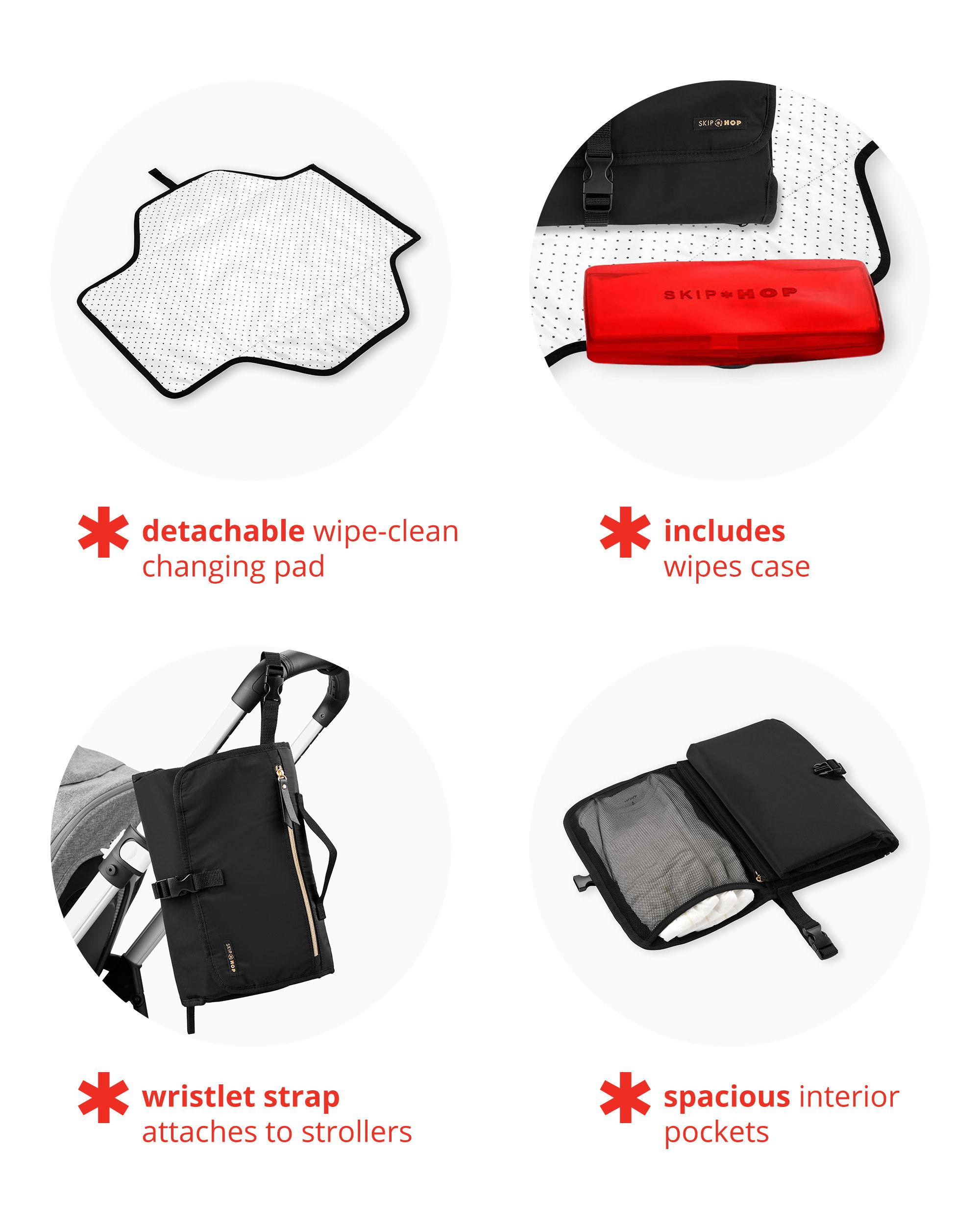 Skip Hop Envi Luxe Pronto® Signature Changing Station - Eco Black