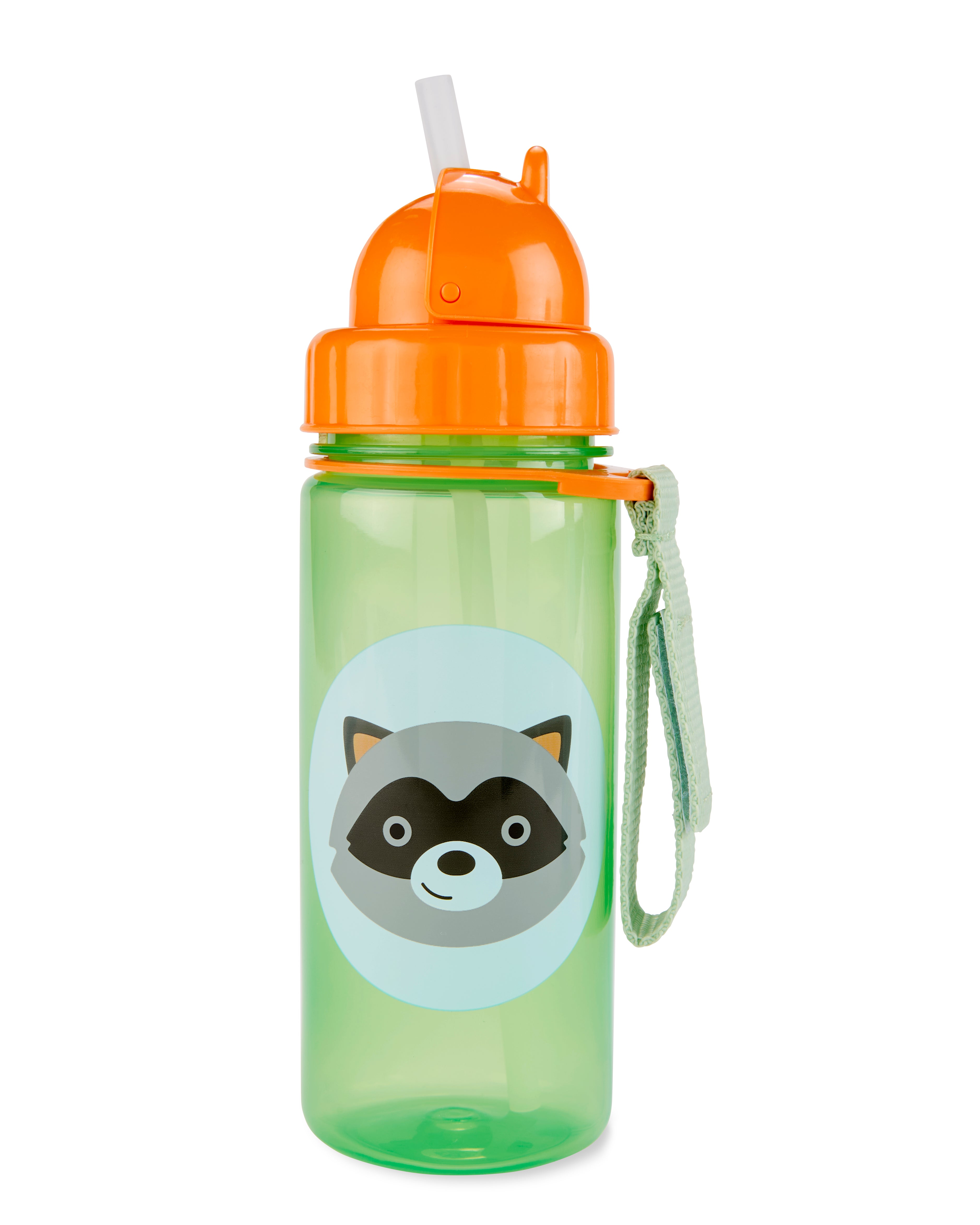 Skip Hop ZOO PP Straw Bottle 390ml - Raccoon
