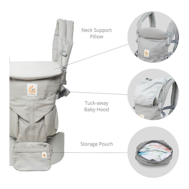Ergobaby All-In-One OMNI 360 Baby Carrier - Cool Air Mesh - Maui