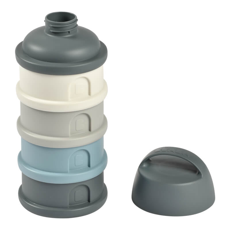 Beaba Formula & Snacks Container - Mineral Grey/Blue