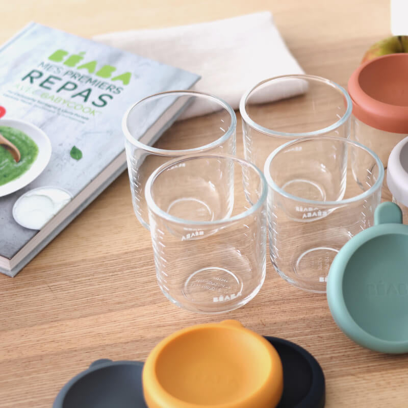 250ml Glass Containers - 6 Pack