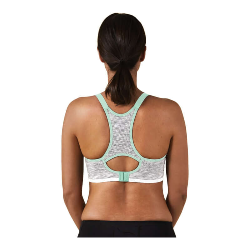 Bravado Designs Body Silk Seamless Rhythm Nursing Bra - White Grey Spacedye