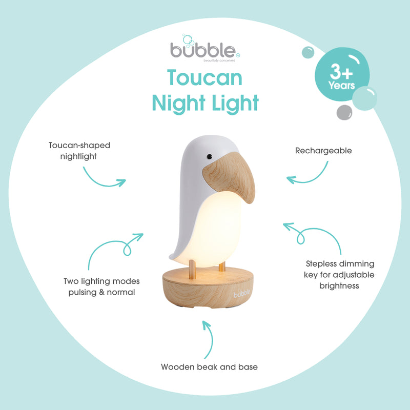 Bubble Toucan Night Light