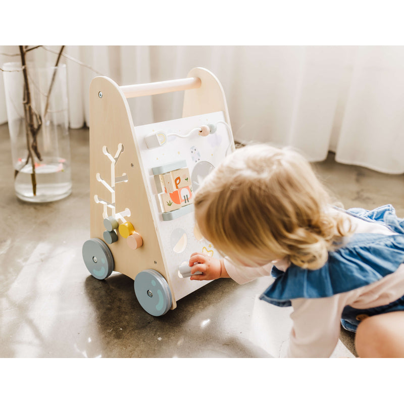 Bubble Wooden Activity Play Walker