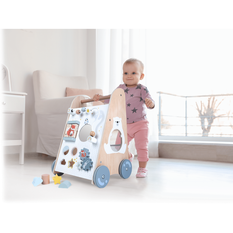 Bubble Wooden Activity Play Walker