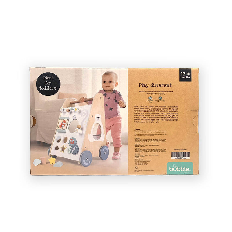 Bubble Wooden Activity Play Walker