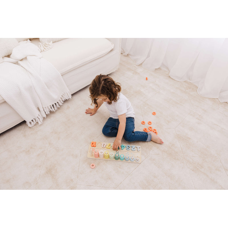 Bubble Wooden Learning Clock