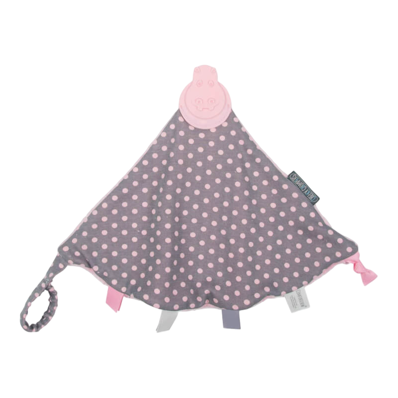 Cheeky Chompers Comfortchew - Polka Dot Pink