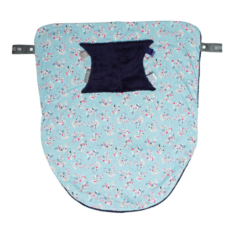 Cheeky Chompers Travel Blanket - Botanical Bloom