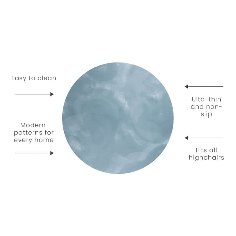 Toddlekind Clean Wean Mat 105cm - Ammil Collection - Night