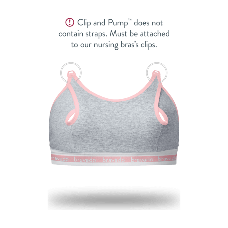 Clip and Pump Hands Free Nursing Bra Accessory