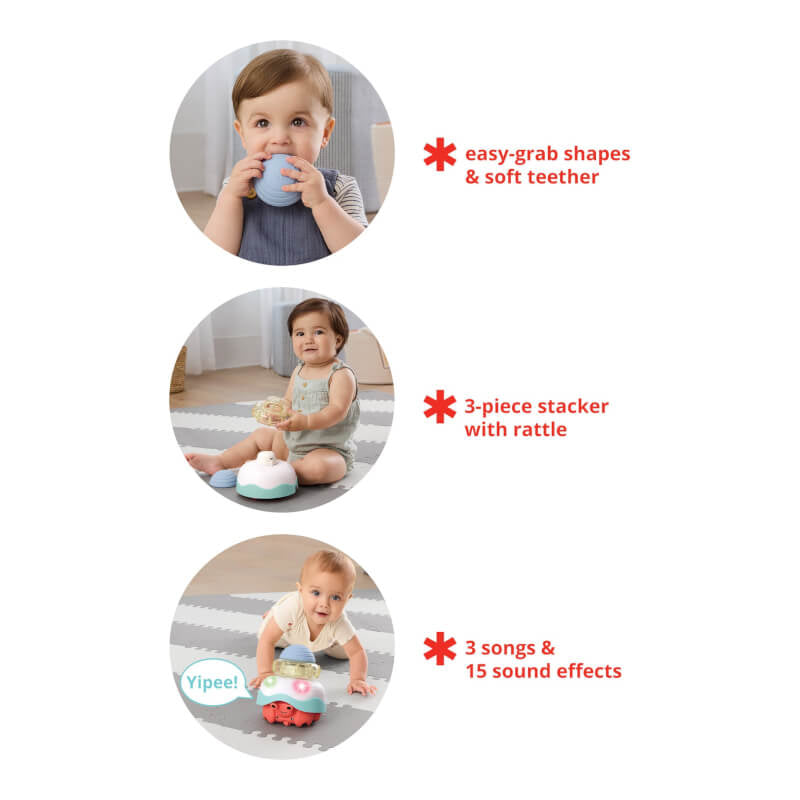 Crab 4 in 1 Crawl Toy