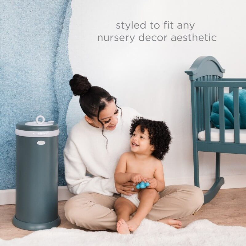Ubbi Nappy Bin - Matte Open Water