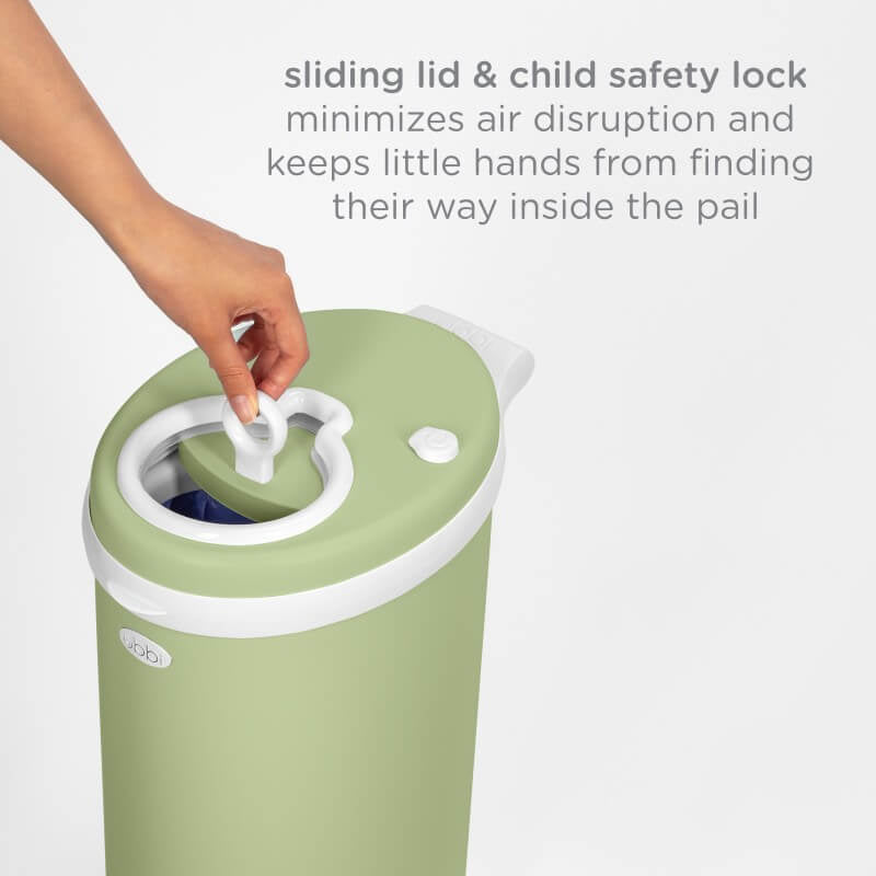 Ubbi Nappy Bin - Matte Sage