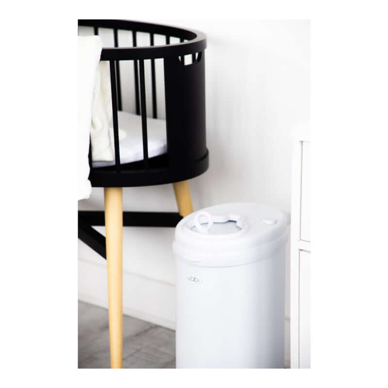 Ubbi Nappy Bin - Matte White