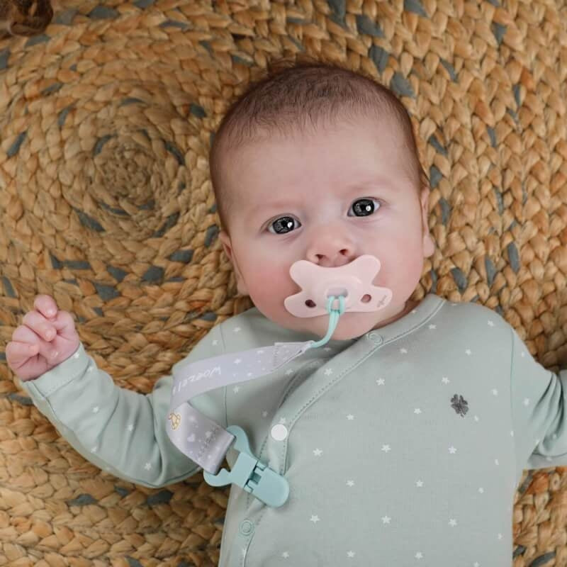 Difrax Pacifier Natural 0-6 months Pure - Clay