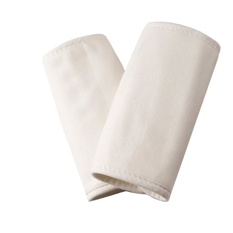 Ergobaby Teething Pads - Cream, 100% Cotton