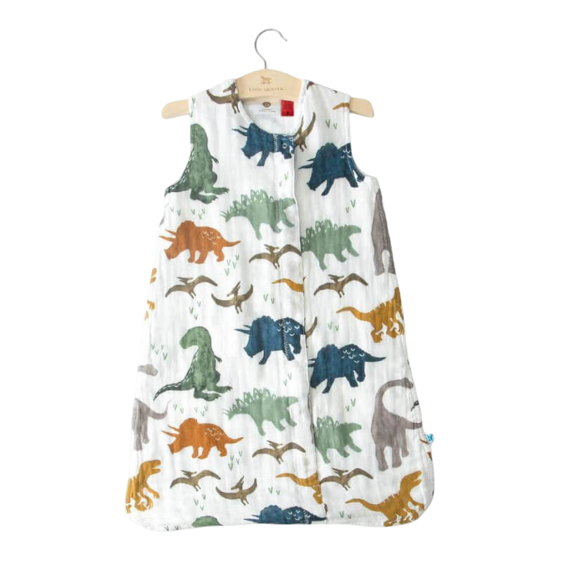 Little Unicorn Dino Friends Muslin Sleeping Bag