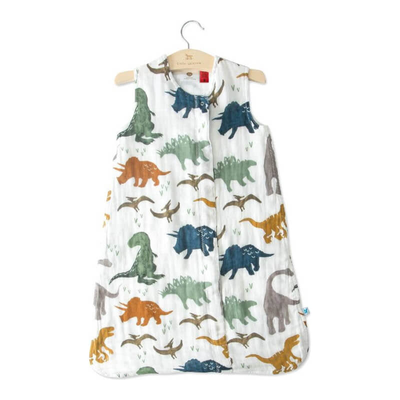 Little Unicorn Dino Friends Muslin Sleeping Bag