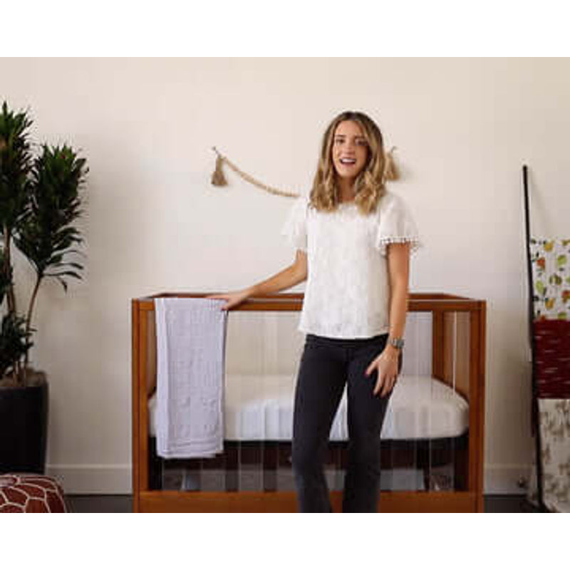 Little Unicorn Muslin Swaddle - Blue Windflower