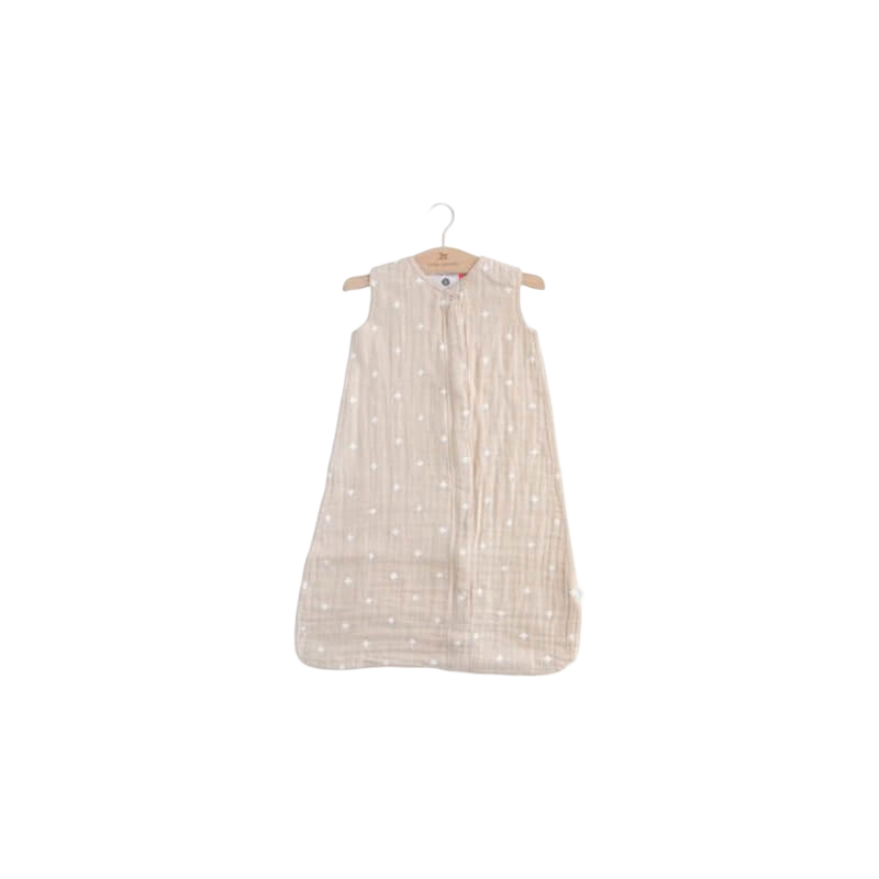 Little Unicorn Taupe Cross Muslin Sleeping Bag