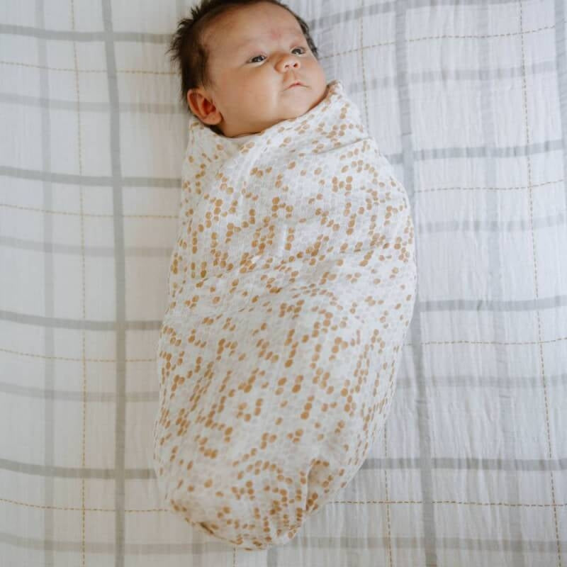 Little Unicorn Muslin Swaddle Set - Garden Bees