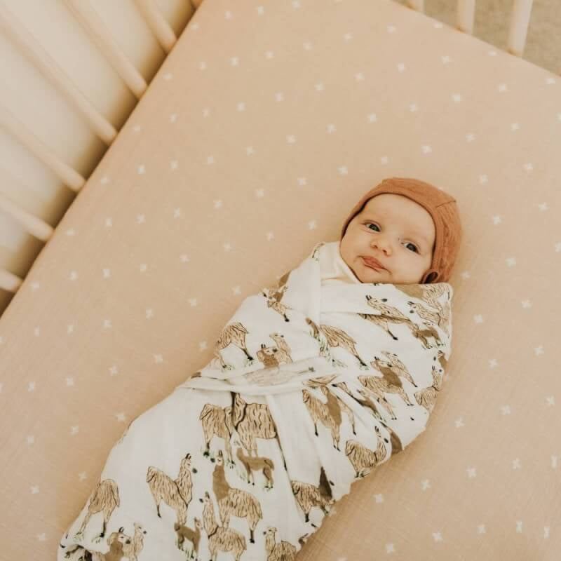 Little Unicorn Muslin Swaddle Set - Llama Llama