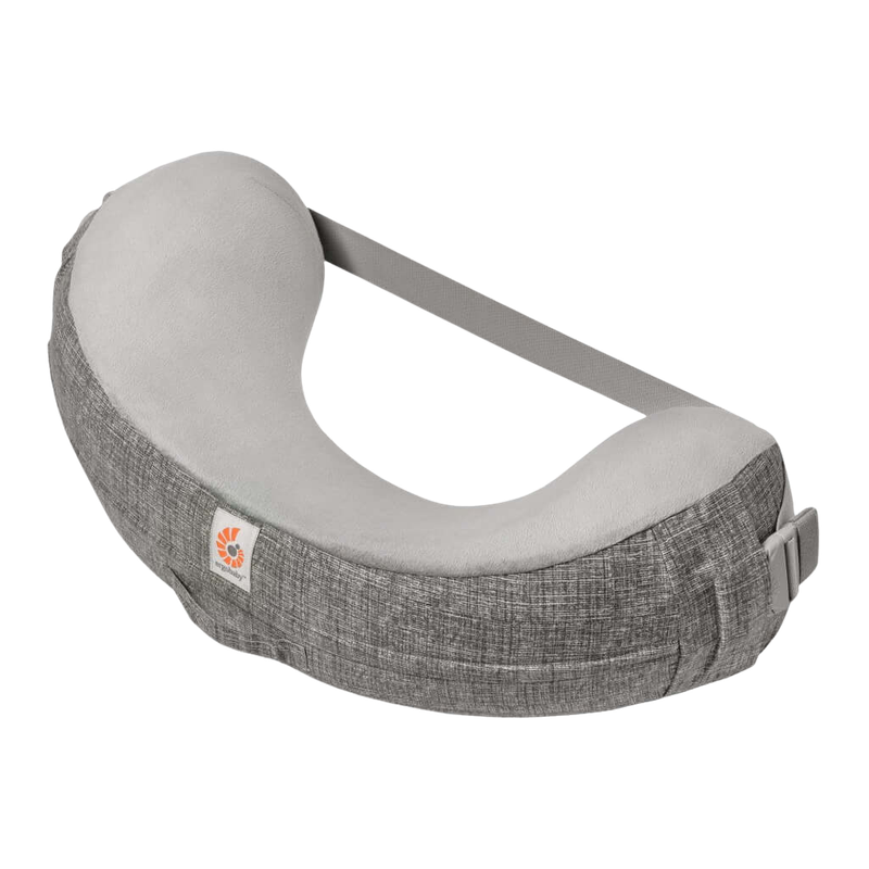 Natural Curve Nursing Pillow - Heathered Grey