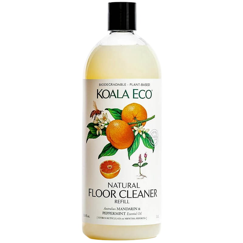 Natural Floor Cleaner - Mandarin & Peppermint 1L Refill