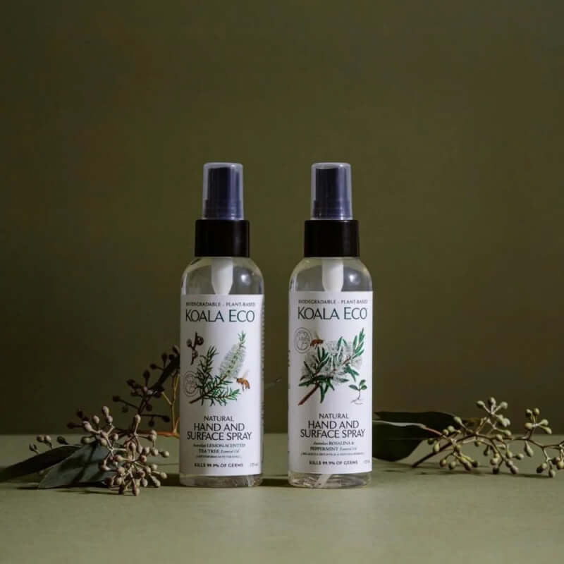 Koala Eco Natural Hand & Surface Spray - Rosalina & Peppermint 125ml