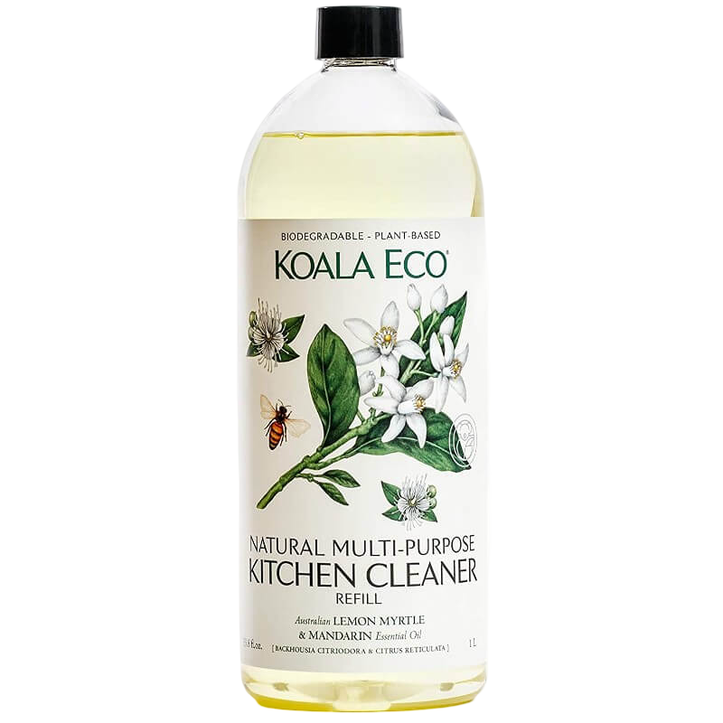 Koala Eco Natural Multi-Purpose Kitchen Cleaner - Lemon Myrtle & Mandarin 1L Refill