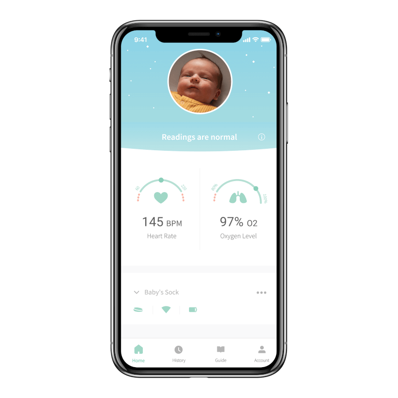 Owlet Smart Sock V3 - Mint Green