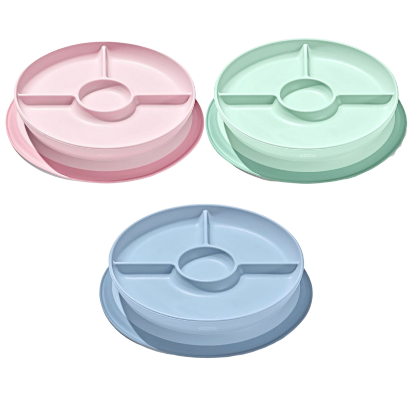Stick & Stay Suction Divided Plate