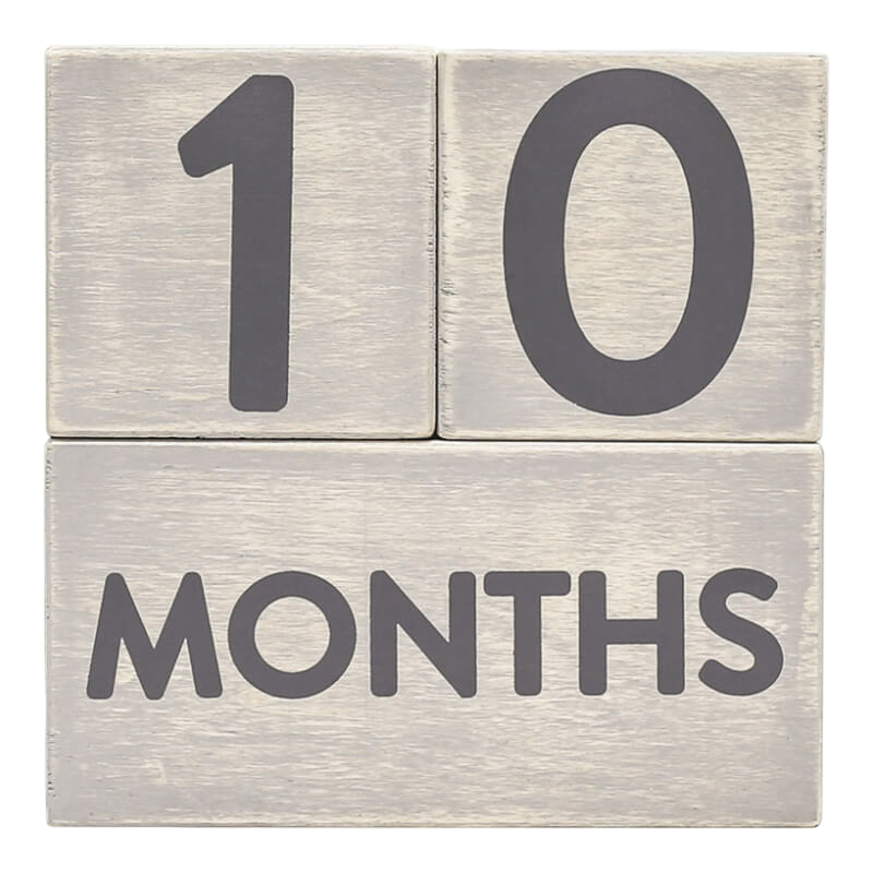 Pearhead Age Block Set - Wooden