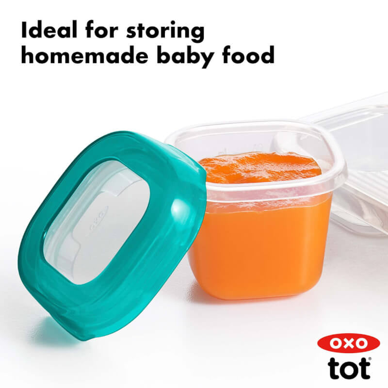 OXO Tot Plastic Baby Blocks™ - Teal 6x2oz