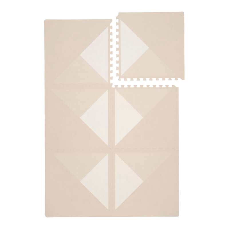 Toddlekind Premium Foam Play Mats 120x180cm - Kyte Collection - Mocha