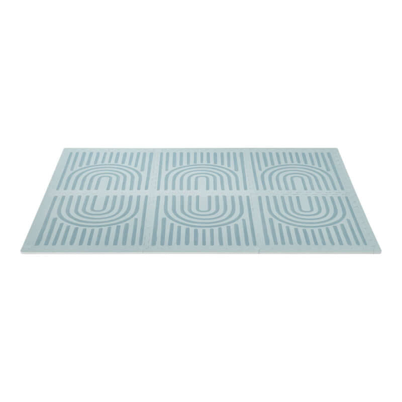 Toddlekind Premium Foam Play Mats 120x180cm - Linear Collection - Mineral
