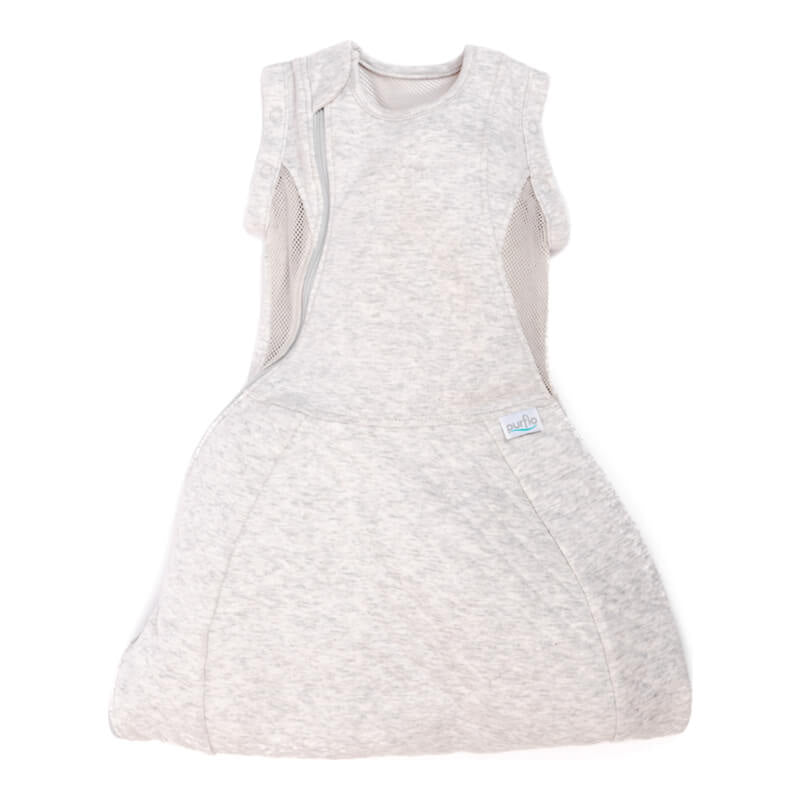 Purflo Swaddle to Sleep Bag 2.5 TOG - Minimal Grey