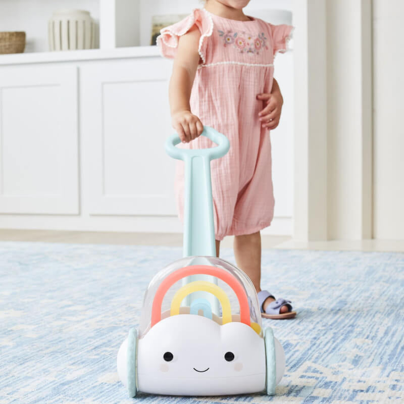 Skip Hop Silver Lining Cloud Rainbow Push Toy