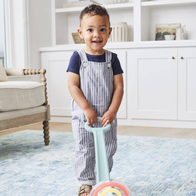 Skip Hop Silver Lining Cloud Rainbow Push Toy