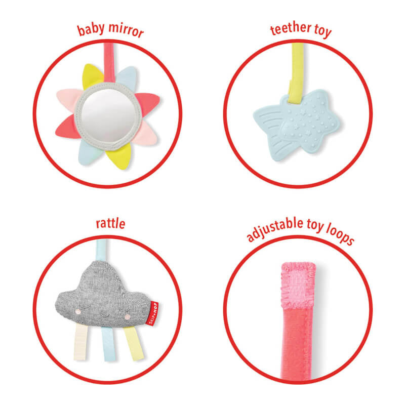 Skip Hop Silver Lining Cloud Wooden Activity Gym