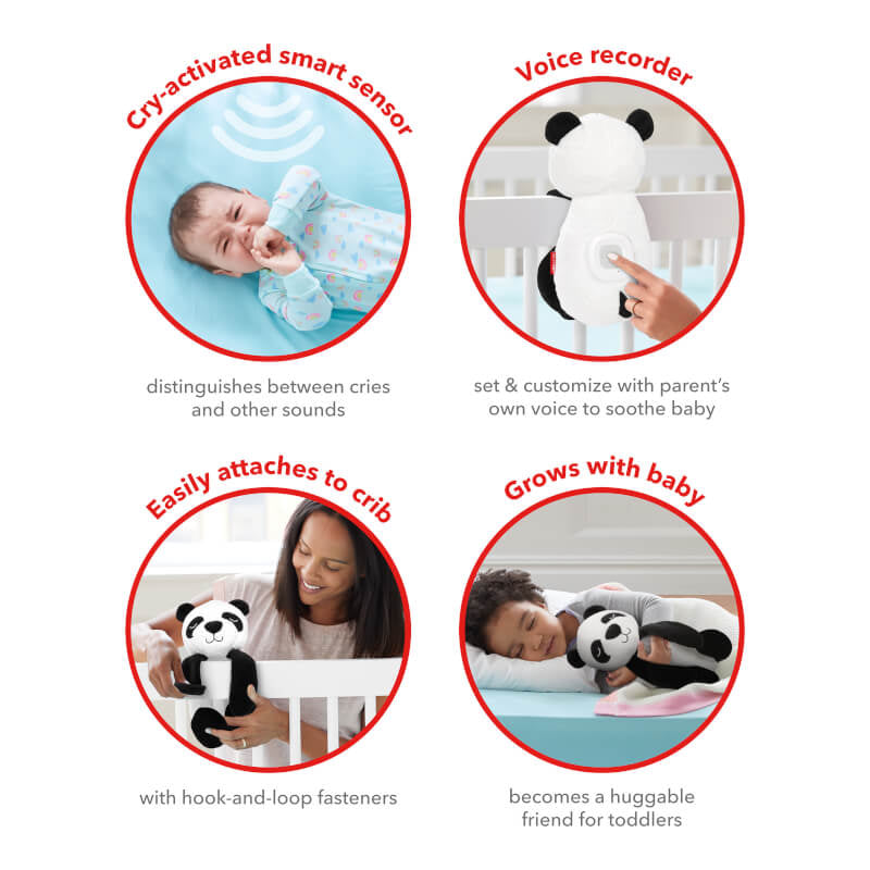 Cry Activated Soother - Panda