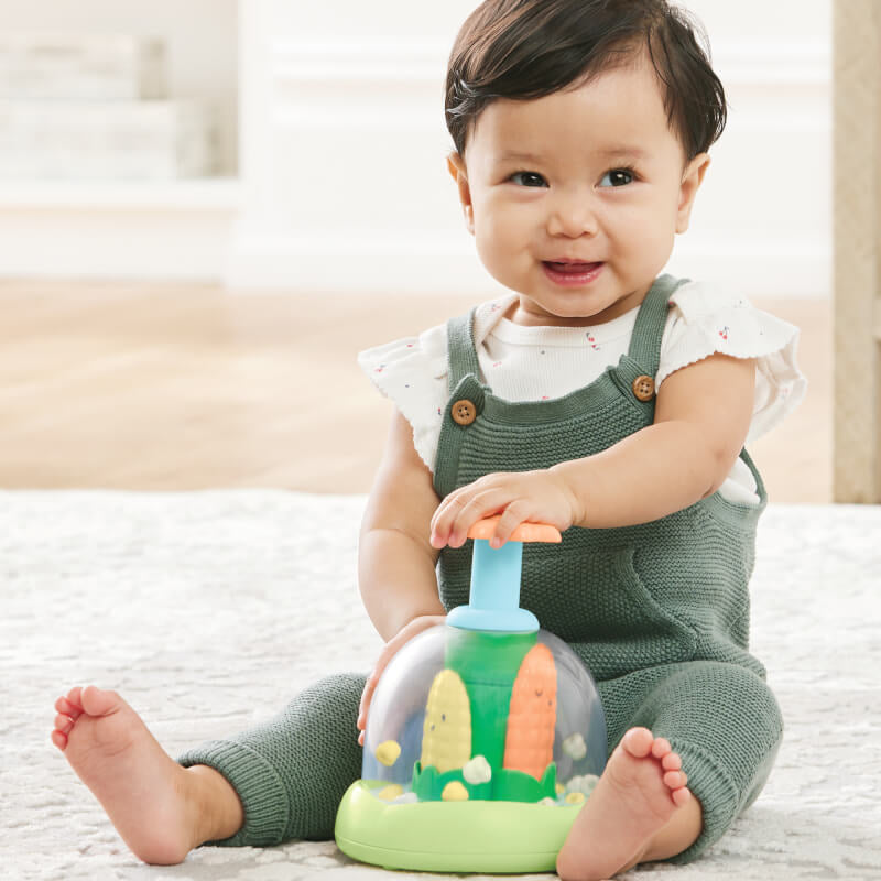 Skip Hop Farmstand Push & Spin Baby Toy