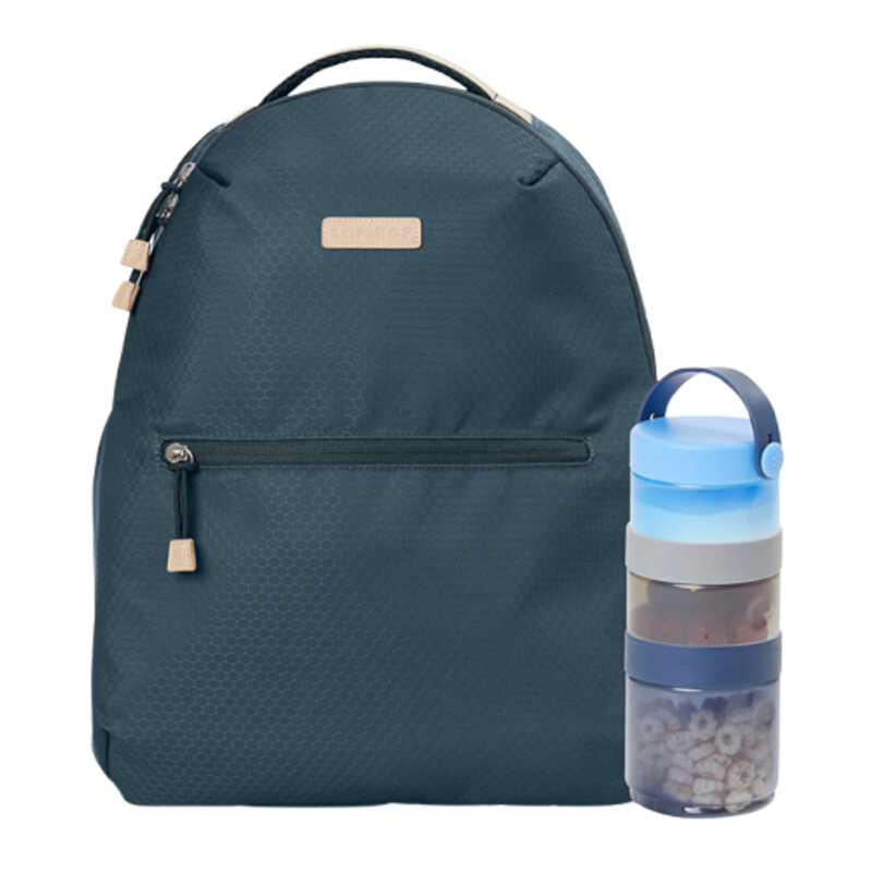 Skip Hop Go Envi Eco-Friendly Diaper Backpack - Grey Blue